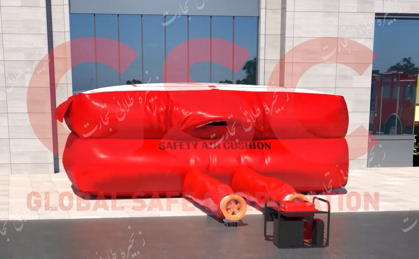 تشک های نجات مدل Fan Type ( مربع و مستطیل) ، GSC